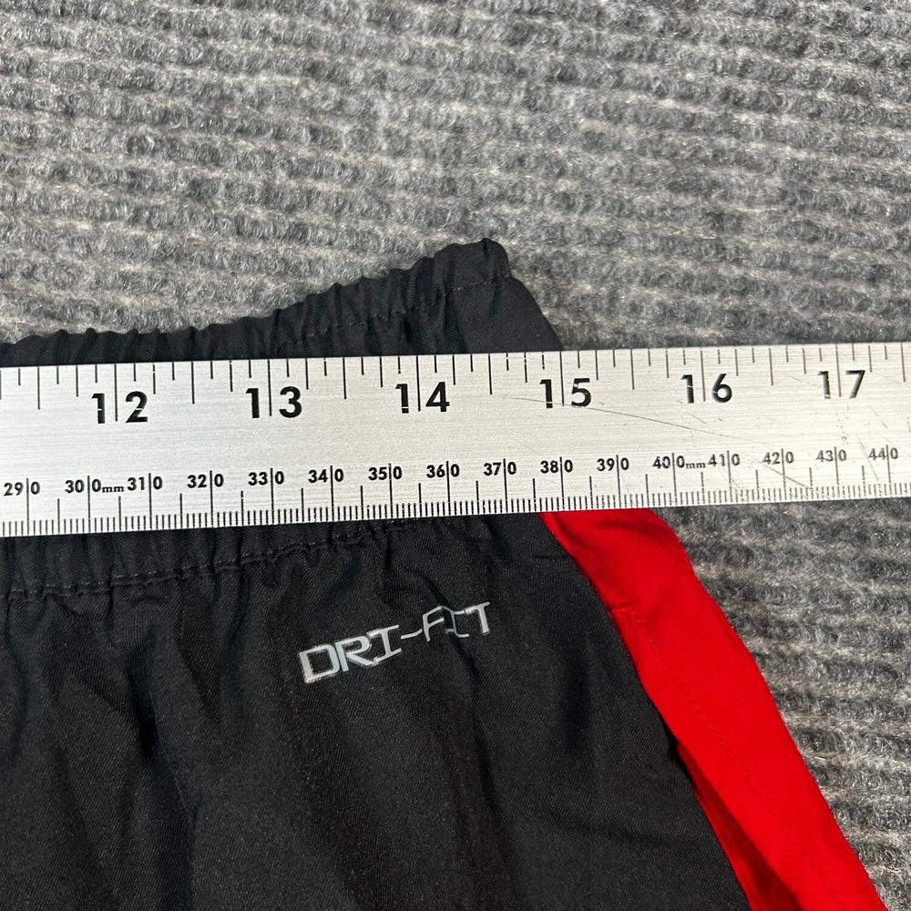 Jordan Track Pants Mens XL Black Red Excellent Dri-FIT Jumpman Colorblock - Picture 5 of 5